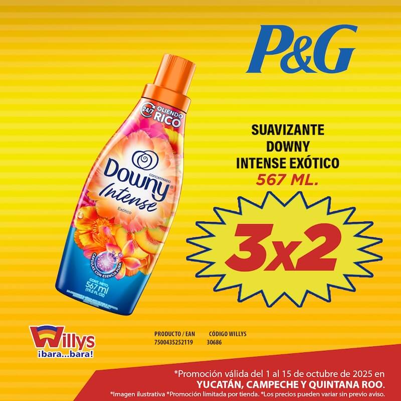 SUAVIZANTE DOWNY INTENSE EXOTICO 567ML