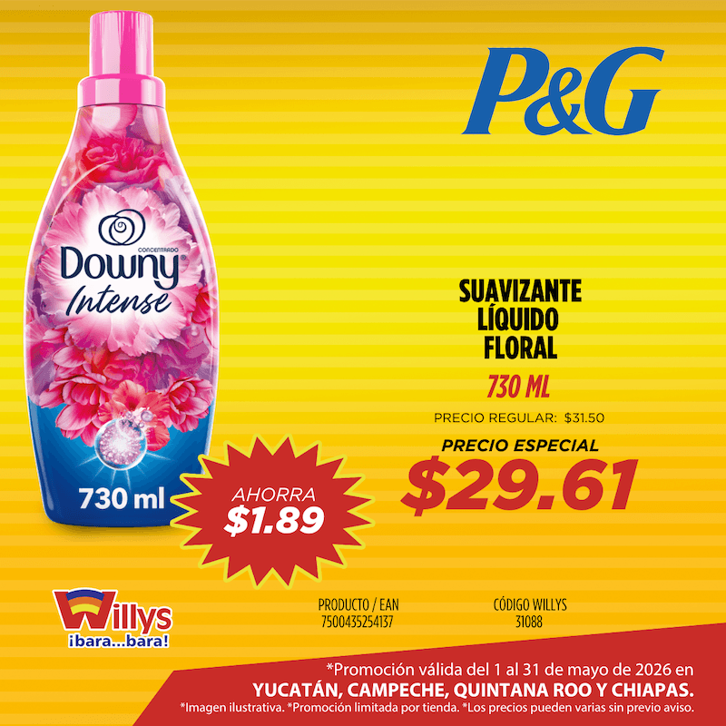 SUAVIZANTE LIQUIDO FLORAL 730ML