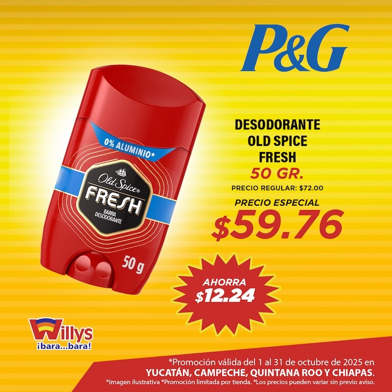 DESODORANTE OLD SPICE FRESH 50GR