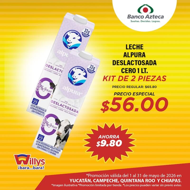 LECHE ALPURA DESLACTOSADA CERO 1LT