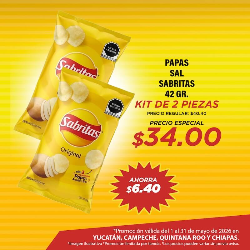 PAPAS SAL SABRITAS 42GR