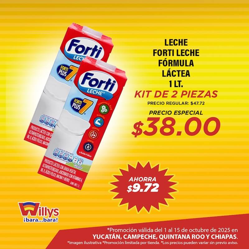 LECHE FORTILECHE FORMULA LACTEA  1LT