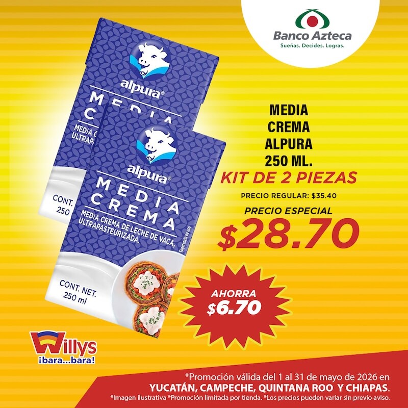 MEDIA CREMA ALPURA 250ML