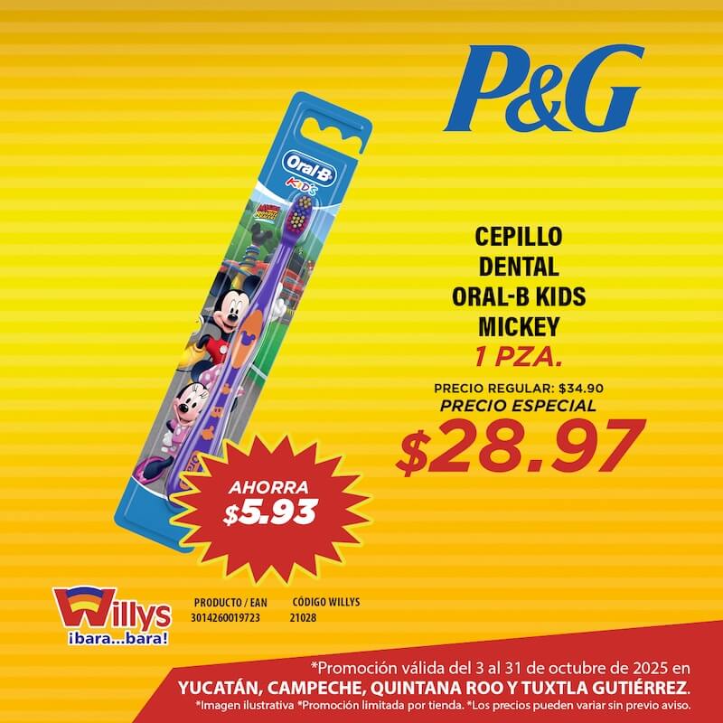 CEPILLO DENTAL ORAL B KIDS MICKEY