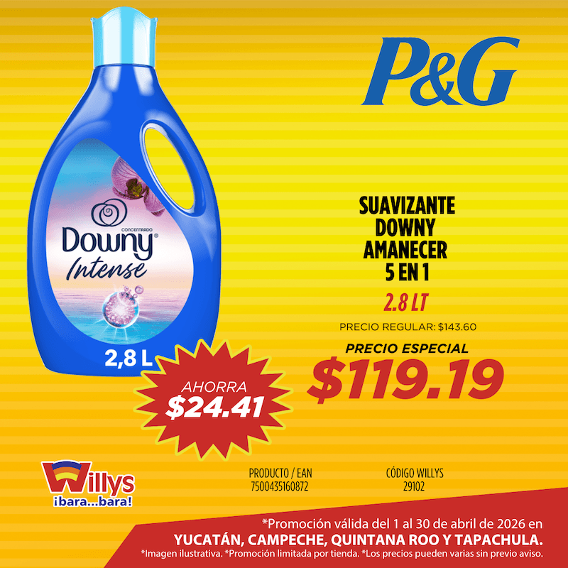 SUAVIZANRW DOWNY AMANECER 5 EN 1 2.8LT