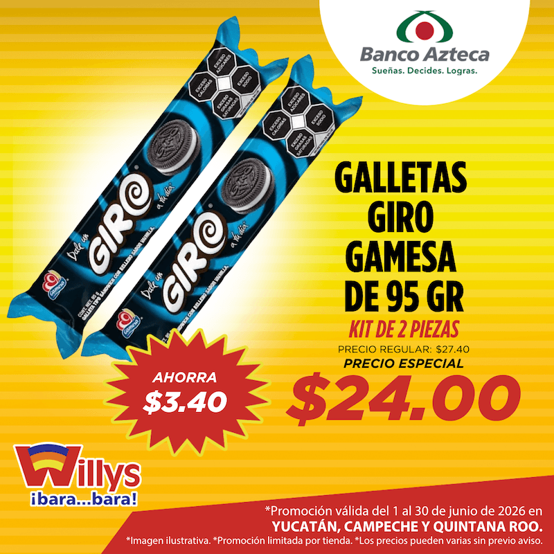 GALLETAS GIRO GAMESA 95GR