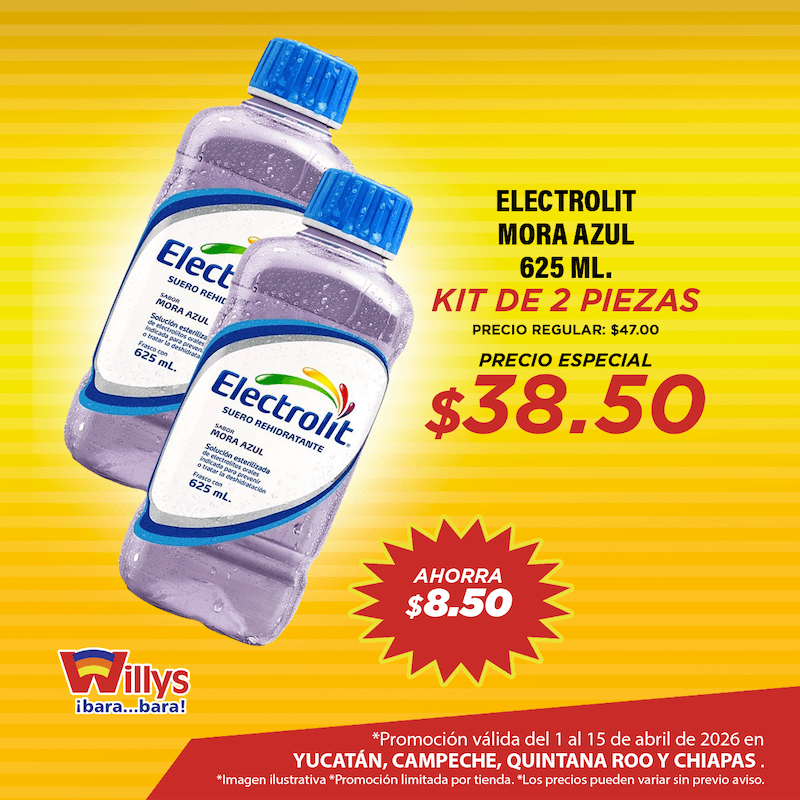 ELECTROLIT MORA AZUL DE 625ML