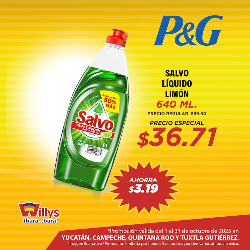SALVO LIQUIDO LIMON 640ML