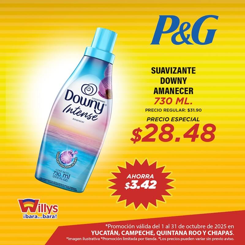 SUAVIZANTE DOWNY AMANECER 730ML