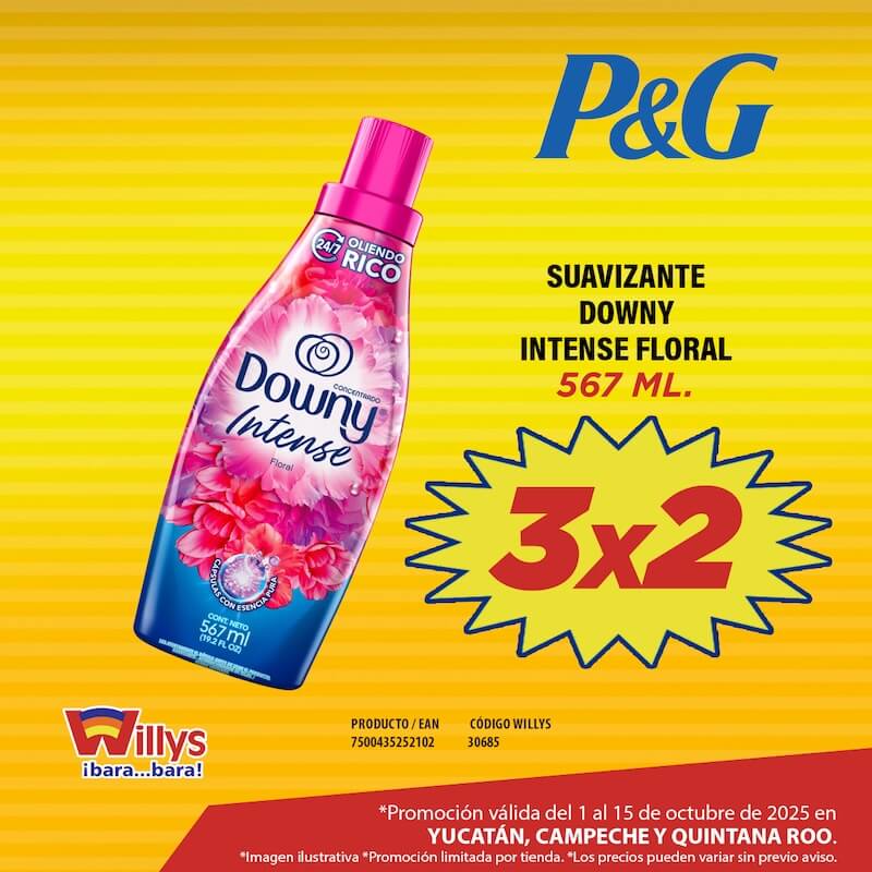 SUAVIZANTE DOWNY INTENSE FLORAL 567ML