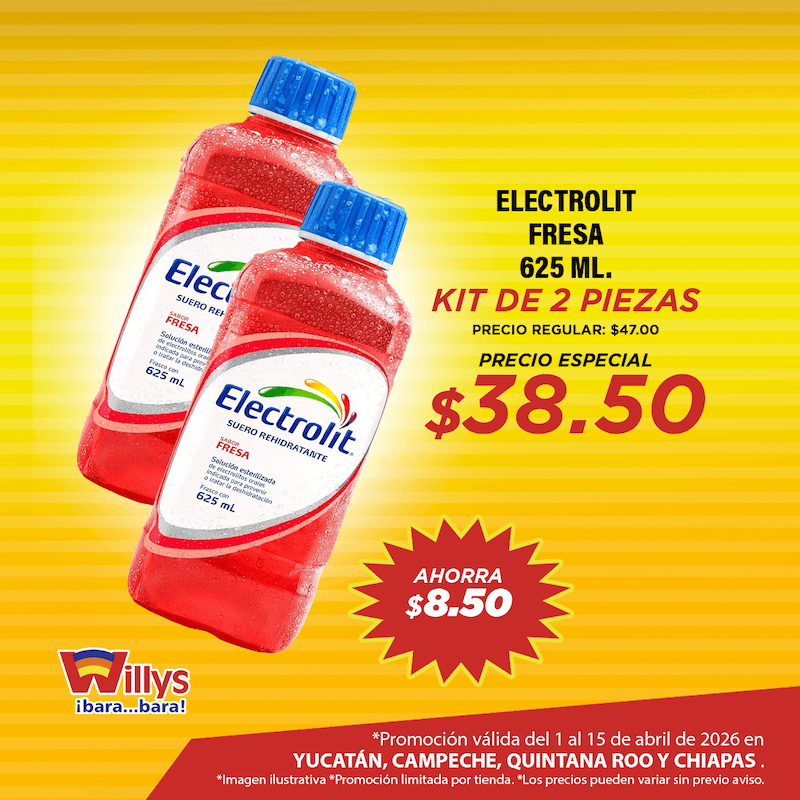 ELECTROLIT FRESA 625ML